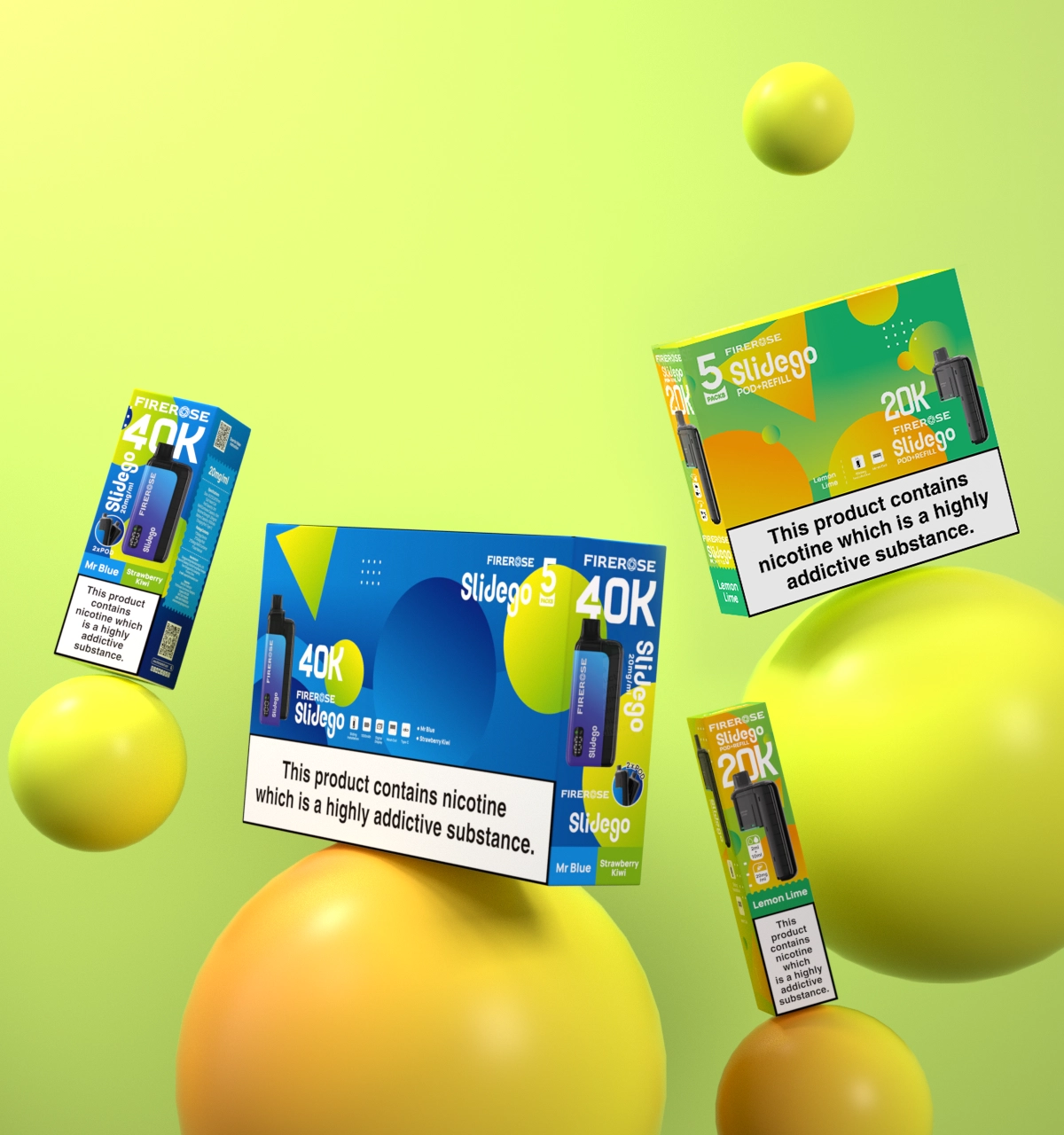 FIREROSE SLIDEGO Vape