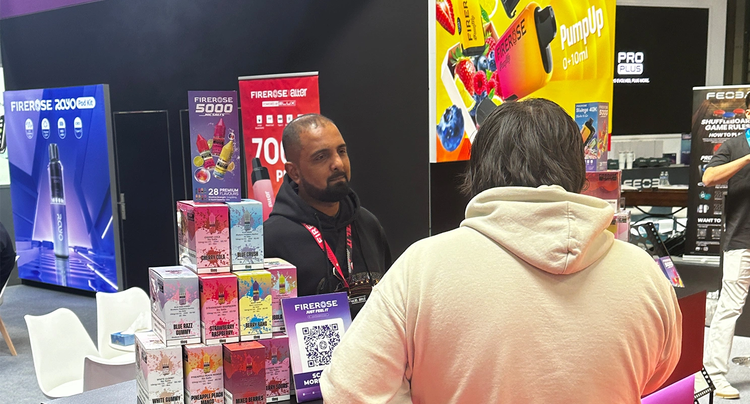 FIREROSE Unveiling Exciting New Products at Vaper Expo UK 2026